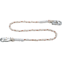 White rope with two snap hook