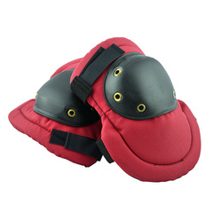Red knee protective pad
