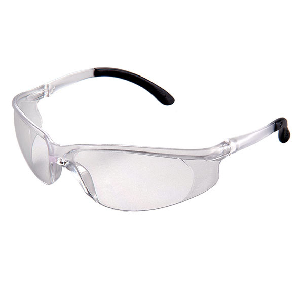 White traditional safety glasses - SS-8075