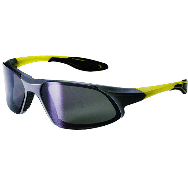 Safety spectacles with flexible nylon temple - SS-2466S