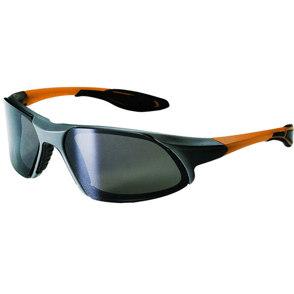 Safety spectacles with flexible nylon temple - SS-2466S