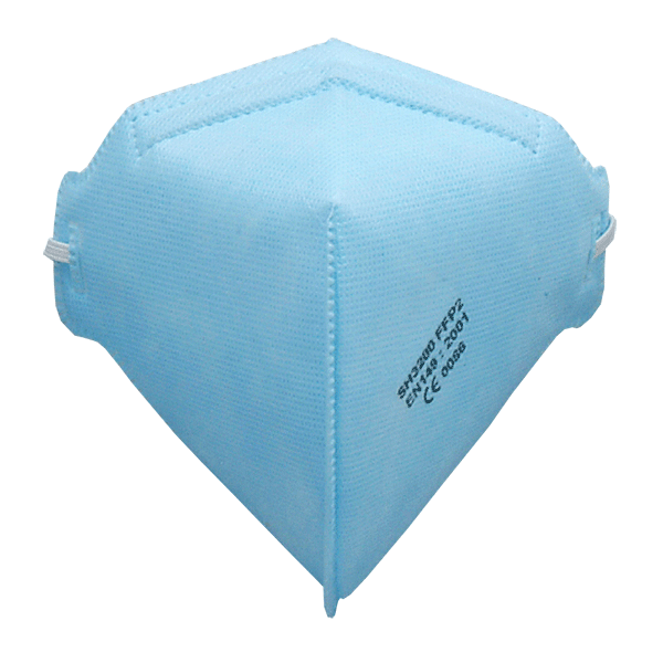 CE Standard FFP2 Vertical Flat Fold Type Disposable Masks - SH-3200