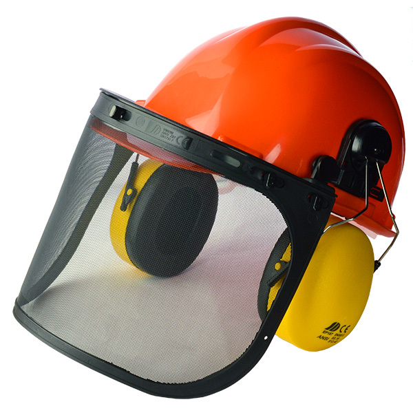 Helmet with earmuff and face shield set - SM-967