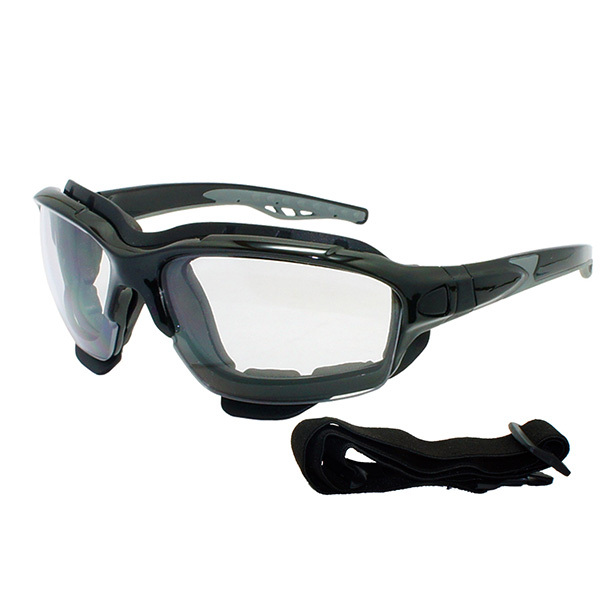 Elastic band style safety eyewear