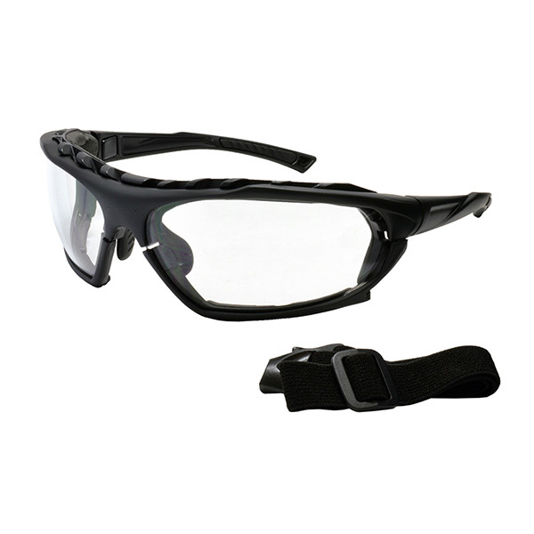 Elastic band style safety eyewear