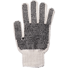 Knitting gloves