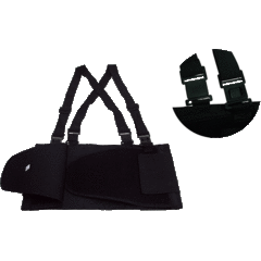 Back support belt, detachable suspender - SB-9308D