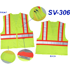 Reflective safety vest