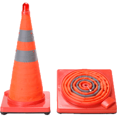 Light weight and foldable traffic cone - AB-A55, AB-A70