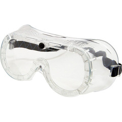 One piece safety goggle