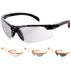 Two pieces safety photochoromatic lens eyewear - *SS-4671/P