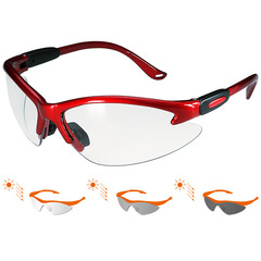 Two pieces safety photochoromatic lens eyewear - *SS-7573/P