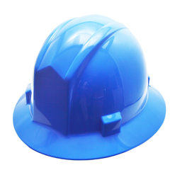 Firefighter style safety helmet